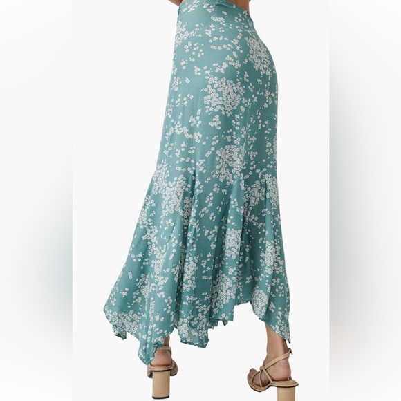 NWOT Free People Backseat Glamour maxi skirt - Picture 3 of 7